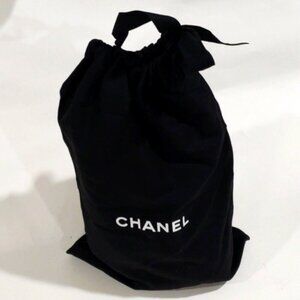CHANEL Black Drawstring Storage Small Dust Bag 7.5 x 12 inch, Looks New - Women